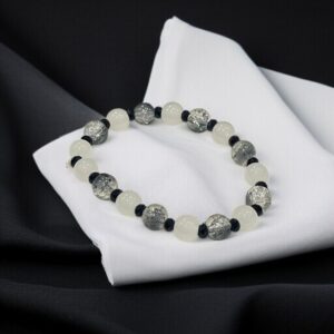 White & Black Crystal Bracelet