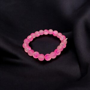 Pink Pearl & Crystal Sparkle Bracelet