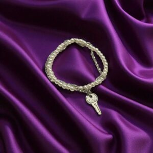 Pearl Key Charm Bracelet